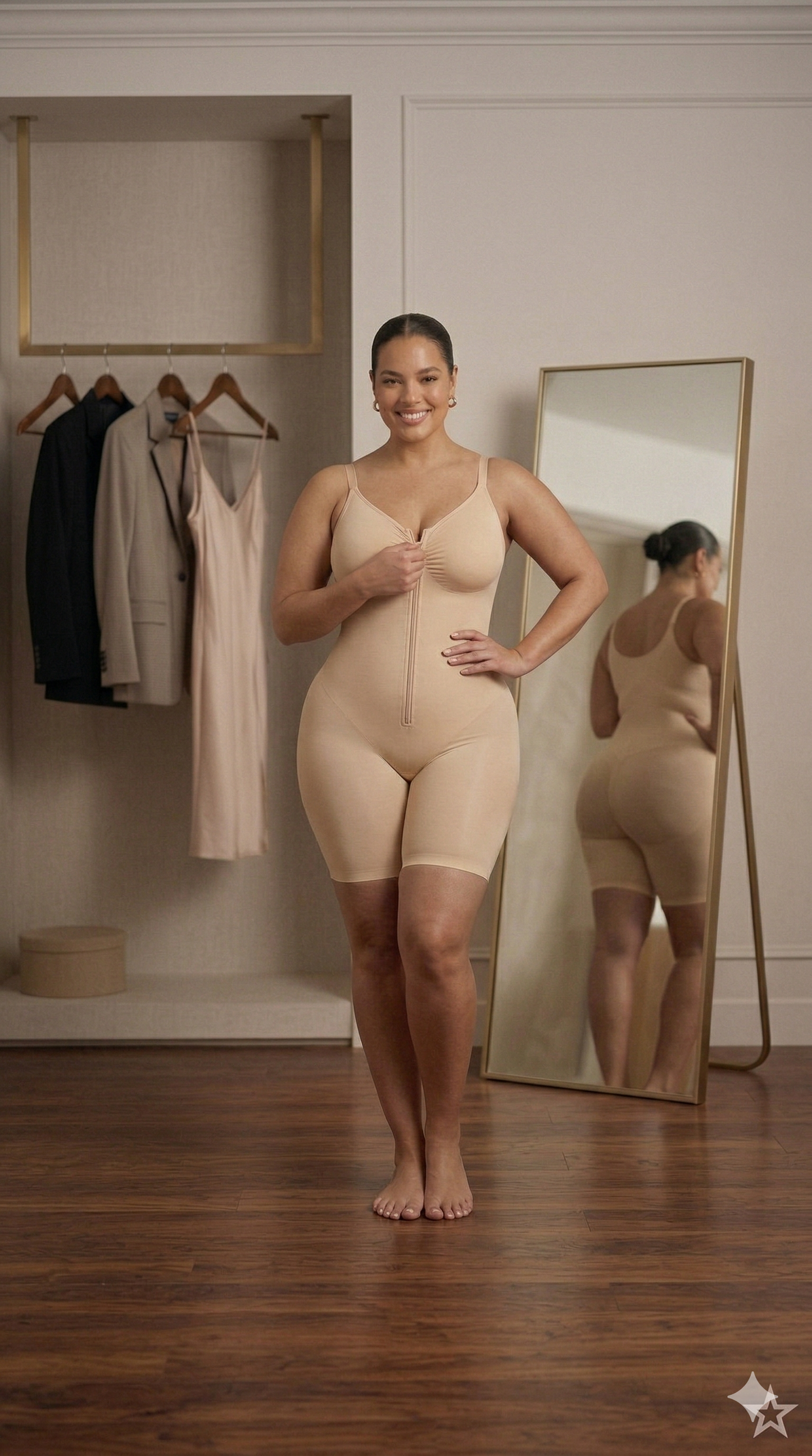Seamless Butt-Lifting Shapewear Bodysuit