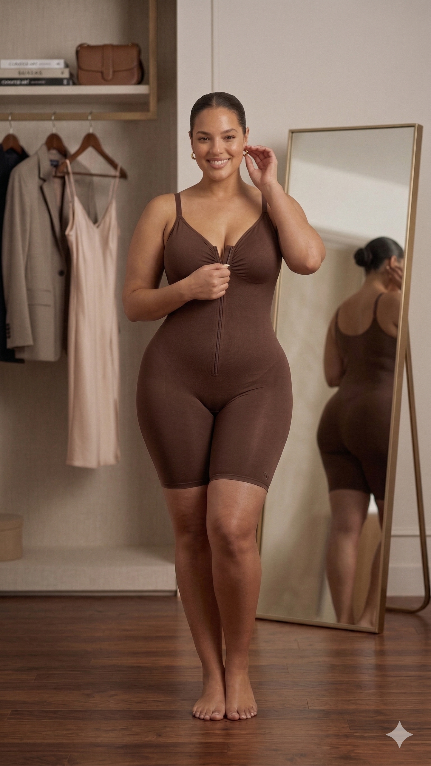 Seamless Butt-Lifting Shapewear Bodysuit